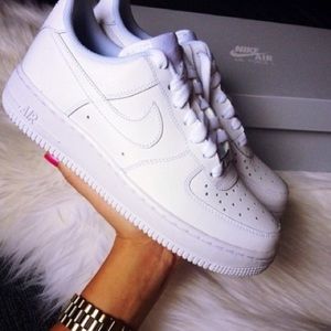 White Air Force ones